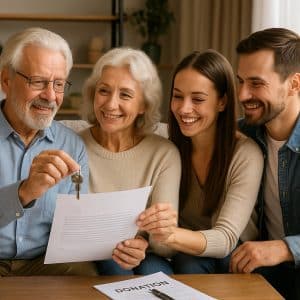 Donations aux enfants et petits enfants